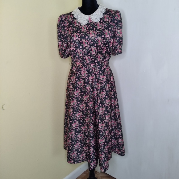 Vintage floral pattern dress - Picture 1 of 4